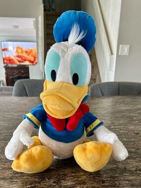 Disney Donald Duck Plush - White, Yellow, Blue